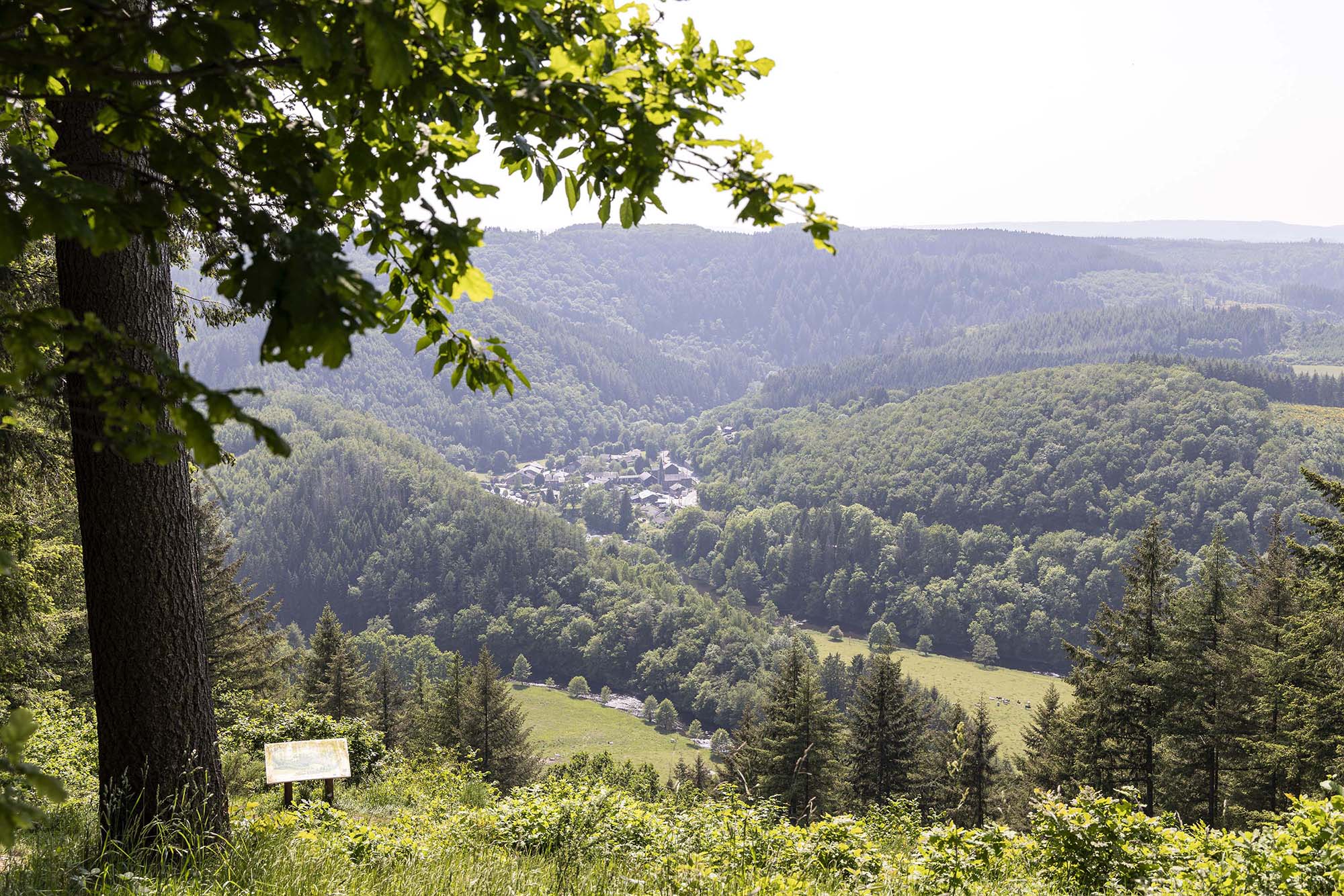 Village de Maboge depuis le point de vue des Crestelles